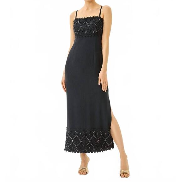 LILLY PULITZER Dresses & Skirts - NEW LILLY PULITZER vena maxi dress in noir